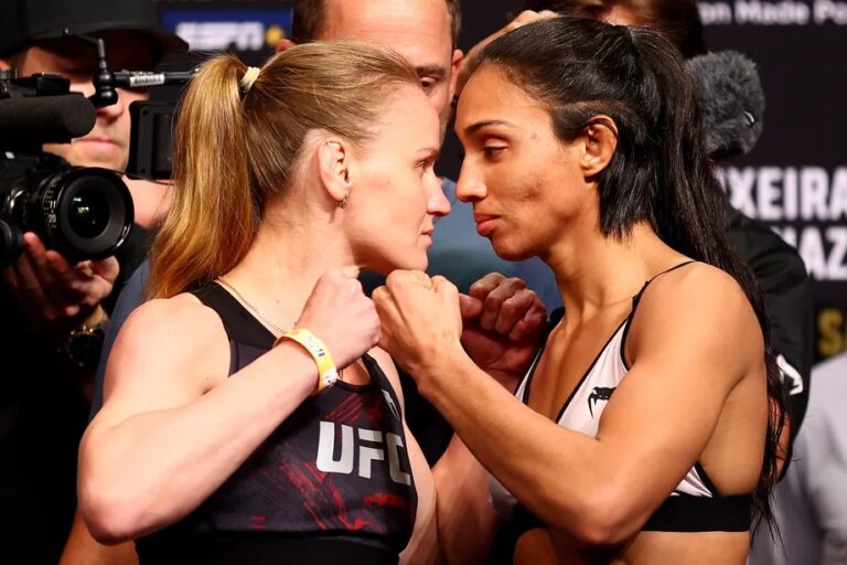 Taila Santos and Valentina Shevchenko
