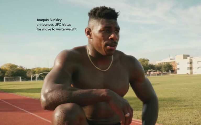 Joaquin Buckley announces UFC hiatus for move to welterweight