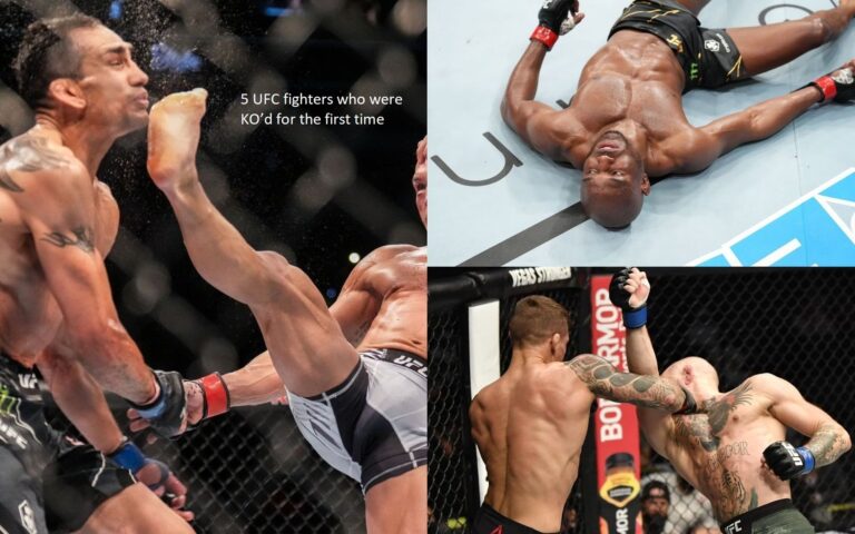 5 UFC fighters who were KO’d for the first time 