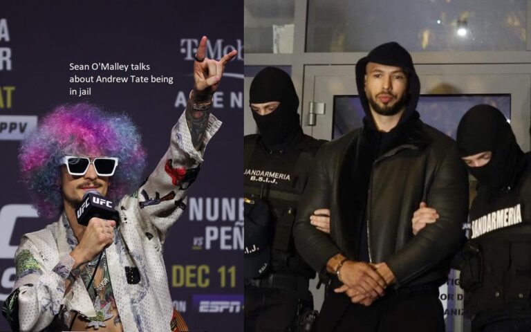 Sean O’Malley talks about Andrew Tate being in jail