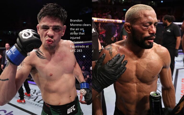 Brandon Moreno clears the air on strike that injured Deiveson Figueiredo at UFC 283