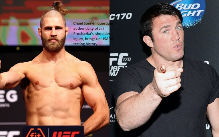 Chael Sonnen questions authenticity of Jiri Prochazka’s  shoulder injury, brings up USADA testing history