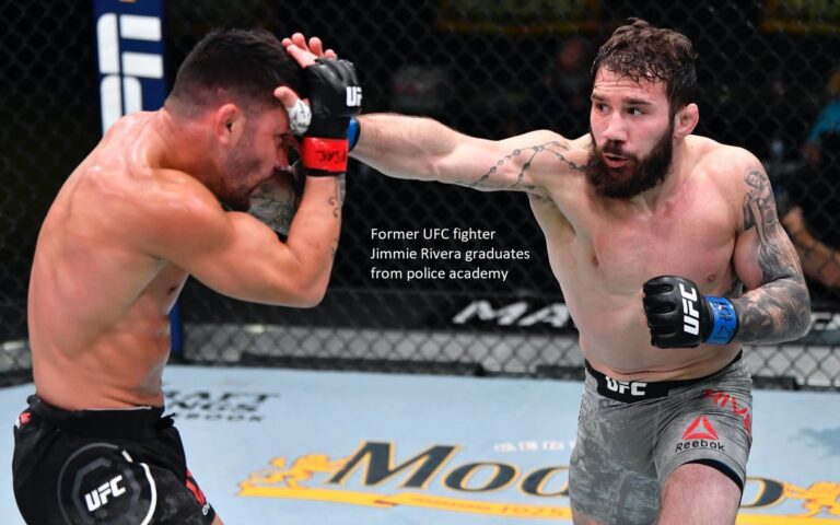 Former UFC fighter Jimmie Rivera graduates from police academy