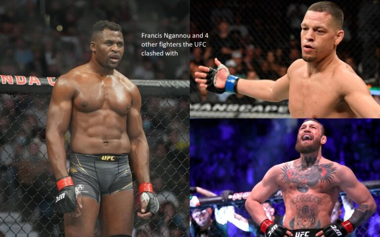 Francis Ngannou and 4 other fighters the UFC clashed with