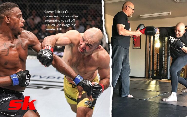 Glover Teixeira’s cornerman retires after attempting to call off UFC 283 clash against Jamahal Hill