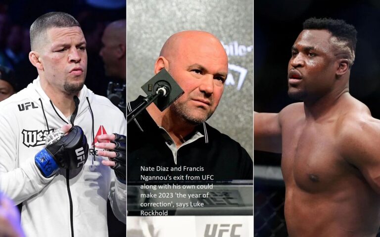 Nate Diaz and Francis Ngannou’s exit from UFC along with his own could make 2023 ‘the year of correction’, says Luke Rockhold