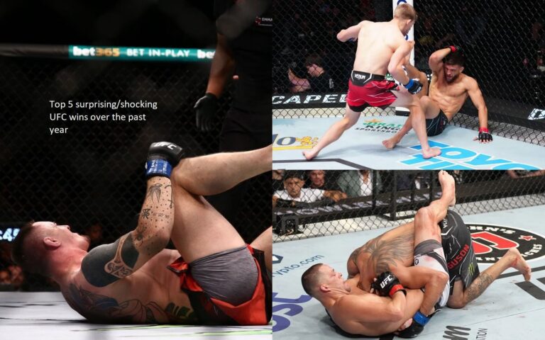 Top 5 surprising/shocking UFC wins over the past year