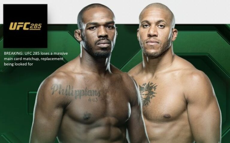 BREAKING: UFC 285 loses a massive main card matchup, replacement being looked for