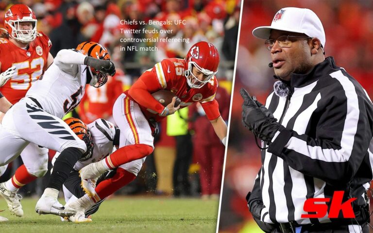Chiefs vs. Bengals: UFC Twitter feuds over controversial refereeing in NFL match