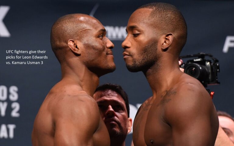 UFC fighters give their picks for Leon Edwards vs. Kamaru Usman 3