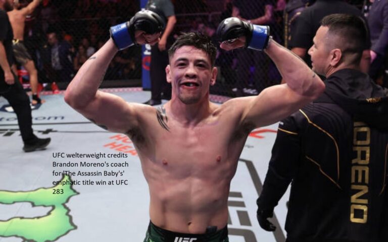 UFC welterweight credits Brandon Moreno’s coach for ‘The Assassin Baby’s’ emphatic title win at UFC 283