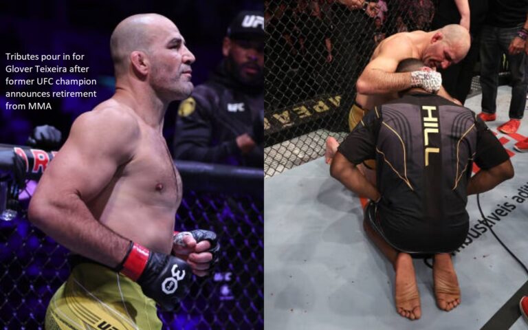 Tributes pour in for Glover Teixeira after former UFC champion announces retirement from MMA