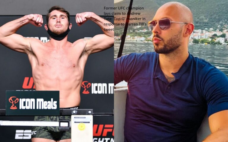 Former UFC champion lays claim to Andrew Tate ‘Top-G’ moniker in response to Darren Till’s tweet