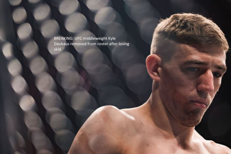 BREAKING: UFC middleweight Kyle Daukaus removed from roster after losing skid