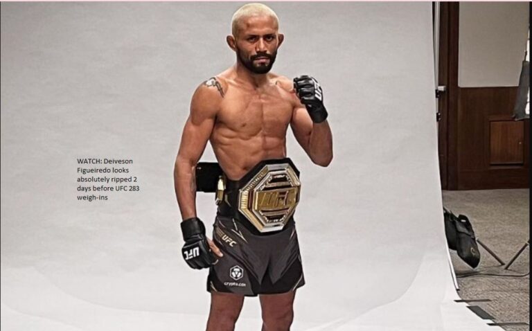 WATCH: Deiveson Figueiredo looks absolutely ripped 2 days before UFC 283 weigh-ins