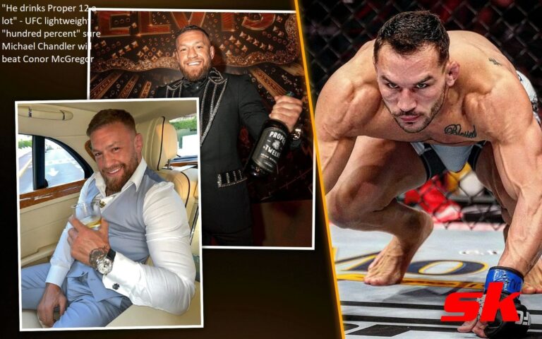 “He drinks Proper 12 a lot” – UFC lightweight “hundred percent” sure Michael Chandler will beat Conor McGregor