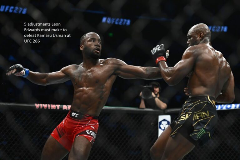 5 adjustments Leon Edwards must make to defeat Kamaru Usman at UFC 286
