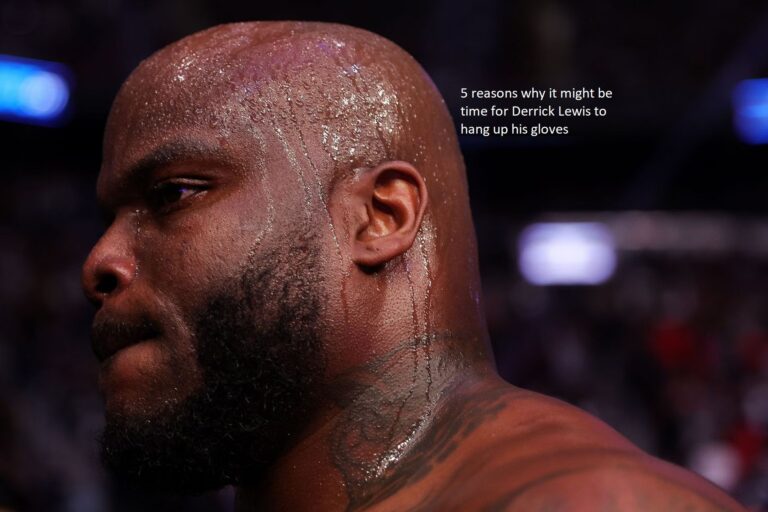 5 reasons why it might be time for Derrick Lewis to hang up his gloves