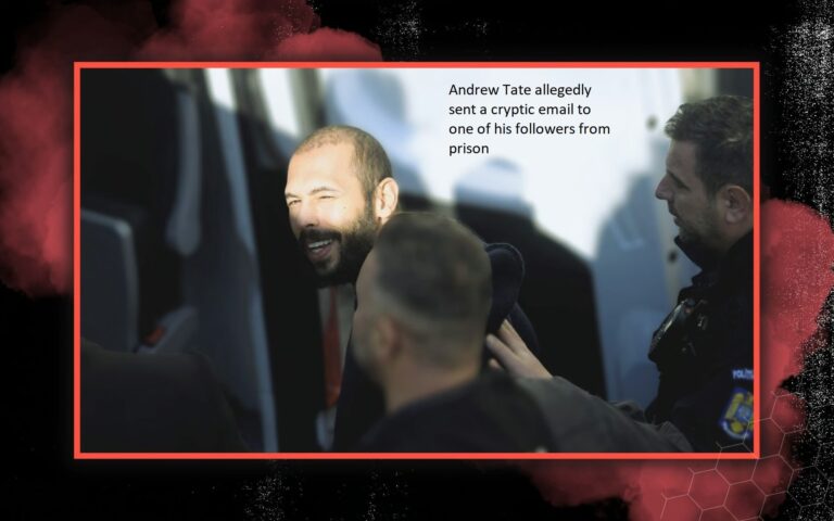 Andrew Tate allegedly sent a cryptic email to one of his followers from prison