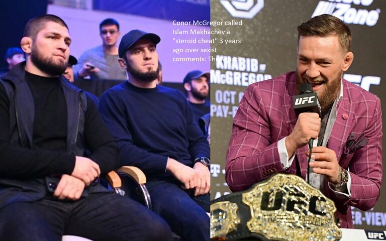 Conor McGregor called Islam Makhachev a “steroid cheat” 3 years ago over sexist comments: Throwback