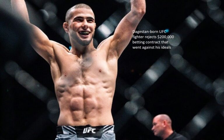 Dagestan-born UFC fighter rejects $200,000 betting contract that went against his ideals