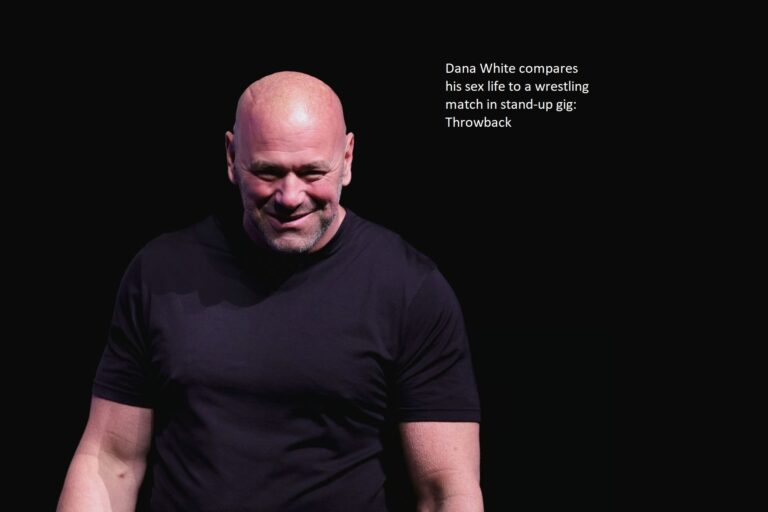 Dana White compares his sex life to a wrestling match in stand-up gig: Throwback