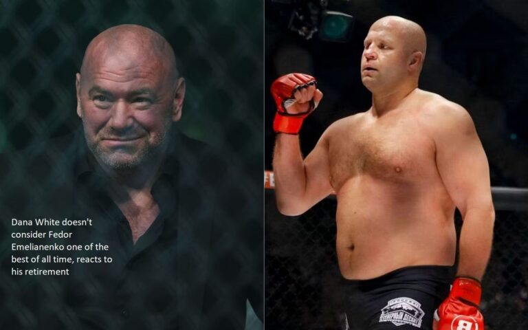 Dana White doesn’t consider Fedor Emelianenko one of the best of all time, reacts to his retirement