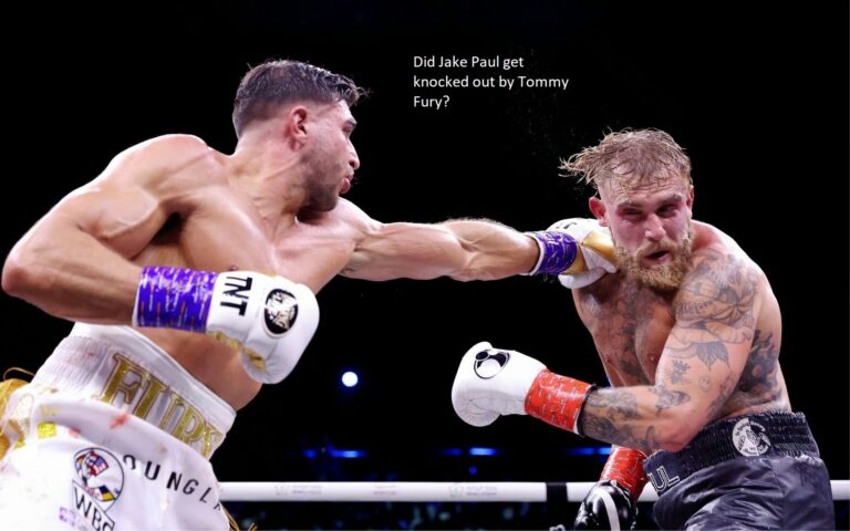 Did Jake Paul get knocked out by Tommy Fury?