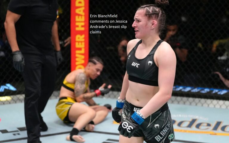 Erin Blanchfield comments on Jessica Andrade’s breast slip claims 