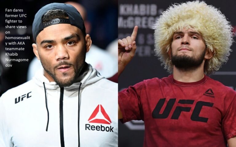 Fan dares former UFC fighter to share views on homosexuality with AKA teammate Khabib Nurmagomedov