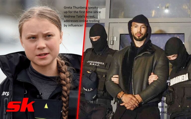 Greta Thunberg speaks up for the first time since Andrew Tate’s arrest, addresses online trolling by influencer