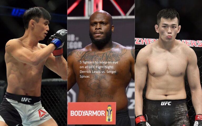 5 fighters to keep an eye on at UFC Fight Night: Derrick Lewis vs. Sergei Spivac