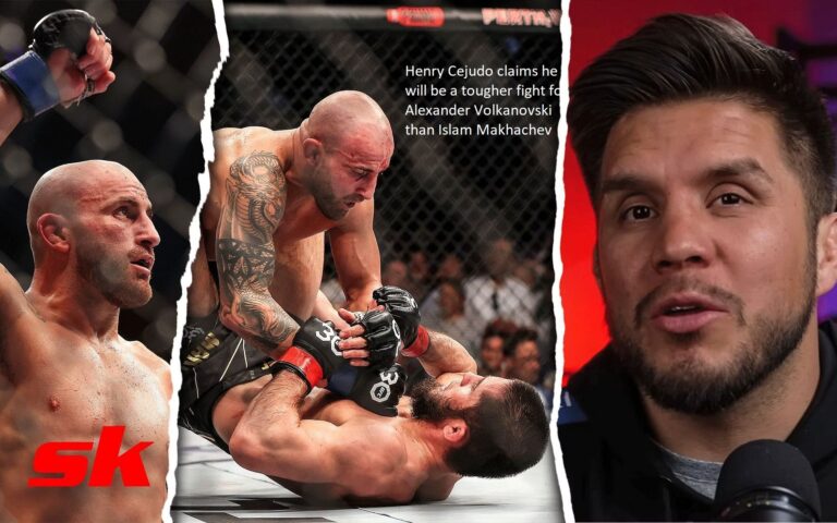 Henry Cejudo claims he will be a tougher fight for Alexander Volkanovski than Islam Makhachev