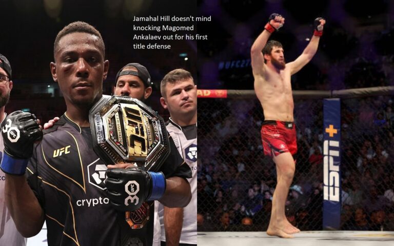 Jamahal Hill doesn’t mind knocking Magomed Ankalaev out for his first title defense