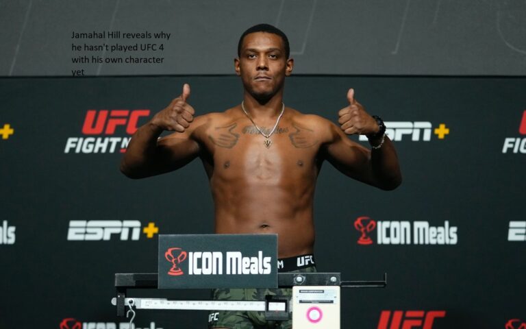 Jamahal Hill reveals why he hasn’t played UFC 4 with his own character yet