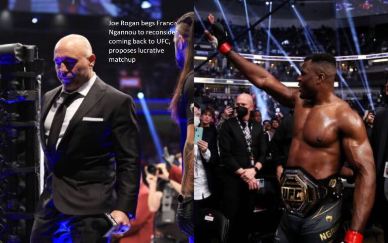 Joe Rogan begs Francis Ngannou to reconsider coming back to UFC, proposes lucrative matchup