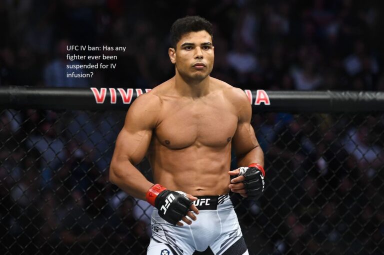 UFC IV ban: Has any fighter ever been suspended for IV infusion?