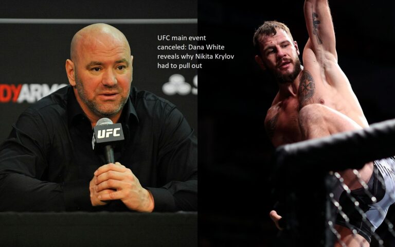 UFC main event canceled: Dana White reveals why Nikita Krylov had to pull out