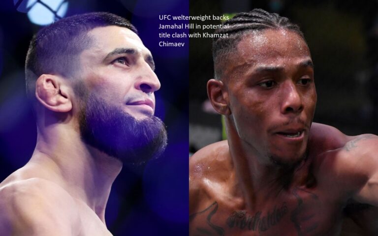 UFC welterweight backs Jamahal Hill in potential title clash with Khamzat Chimaev