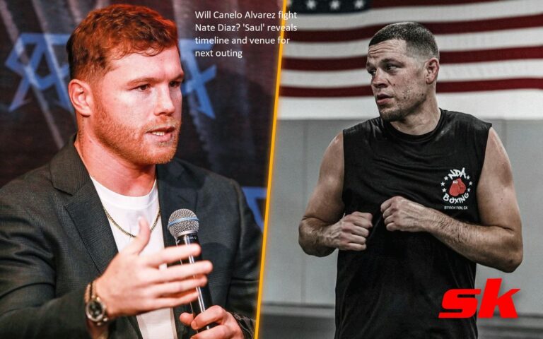Will Canelo Alvarez fight Nate Diaz? ‘Saul’ reveals timeline and venue for next outing