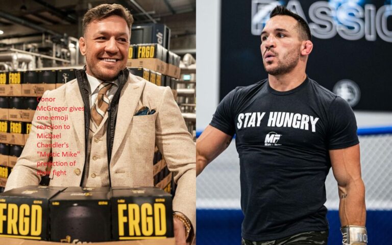 Conor McGregor gives one-emoji reaction to Michael Chandler’s “Mystic Mike” prediction of their fight