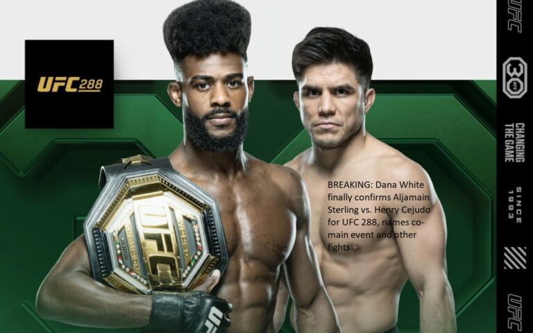 BREAKING: Dana White finally confirms Aljamain Sterling vs. Henry Cejudo for UFC 288, names co-main event and other fights
