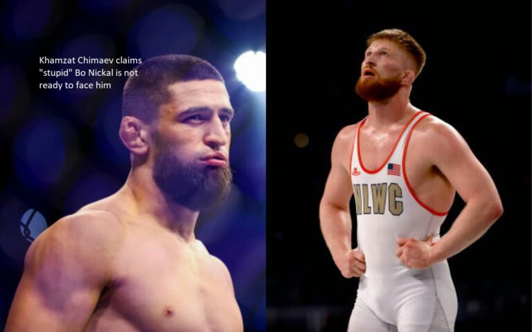 Bo Nickal, according to Khamzat Chimaev, is “stupid” and not prepared to face him.