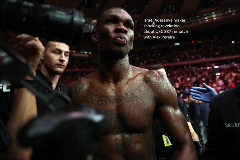 Israel Adesanya makes a startling admission regarding Alex Pereira’s return at UFC 287.