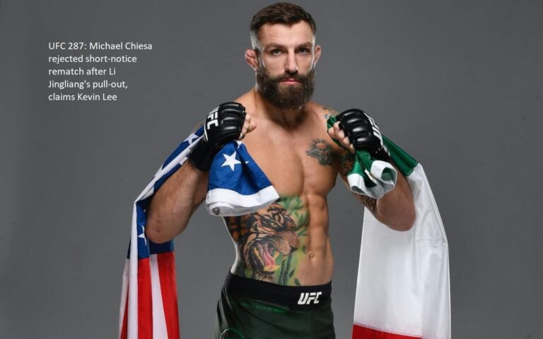 UFC 287: Kevin Lee asserts that Michael Chiesa turned down a short-notice repeat following Li Jingliang’s withdrawal.