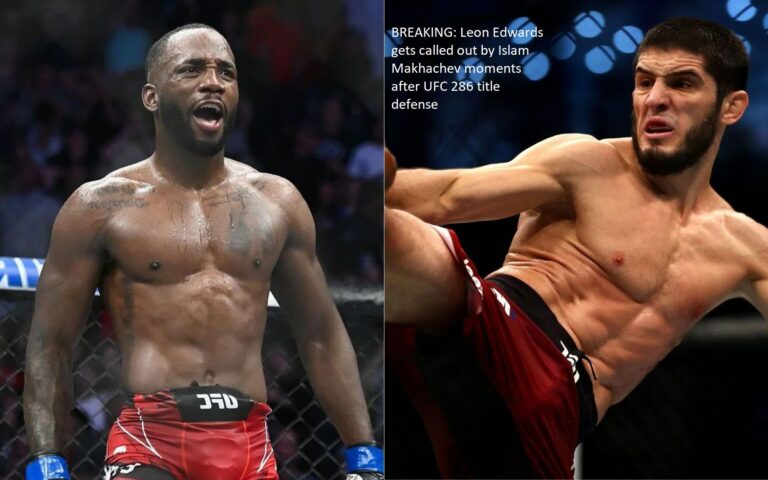 Just after the UFC 286 championship defence, Islam Makhachev calls out Leon Edwards.