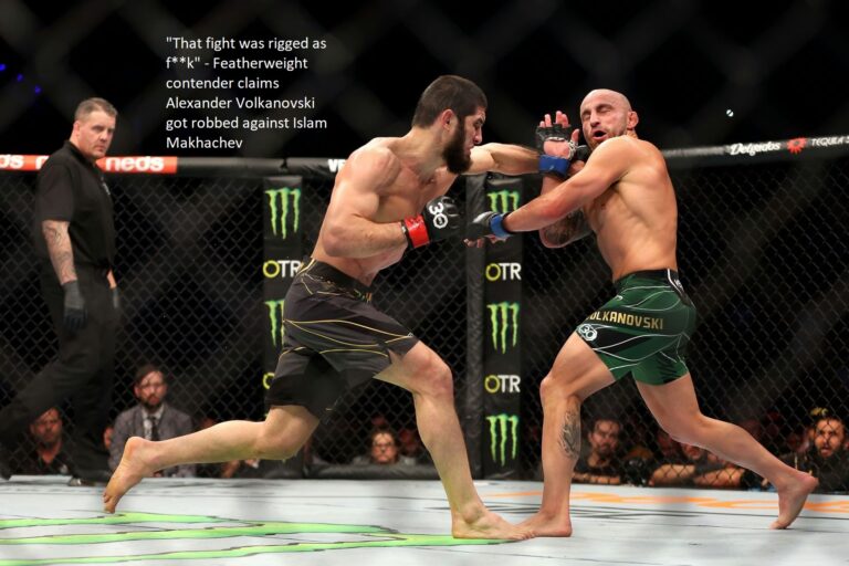 That match was rigged like a f**k. – Alexander Volkanovski’s opponent, Islam Makhachev, alleges he was robbed by the featherweight contender.