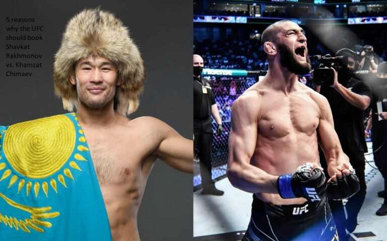 Five reasons why Shavkat Rakhmonov vs. Khamzat Chimaev should be scheduled by the UFC