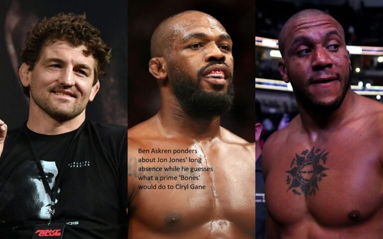 Ben Askren ponders about Jon Jones’ long absence while he guesses what a prime ‘Bones’ would do to Ciryl Gane