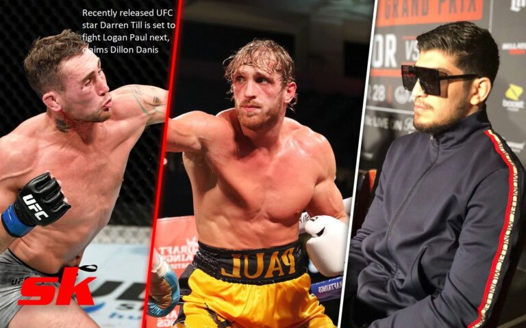 According to Dillon Danis, Darren Till, a recently released UFC fighter, will next face Logan Paul.